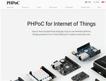Tablet Screenshot of phpoc.com